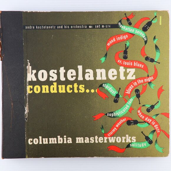 Andre Kostelanetz Conducts 1945 4x 12" 78rpm  Record Book Set Masterworks M-574 - Picture 2 of 16